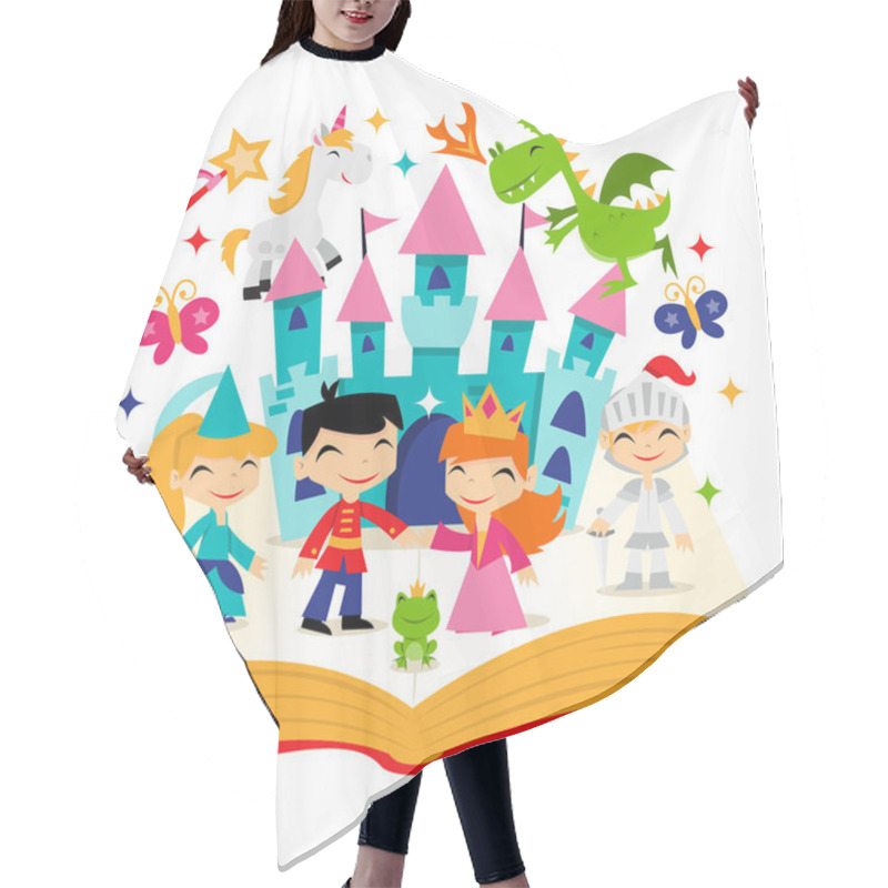 Personality  Retro Magical Fairytale Kingdom Story Book Hair Cutting Cape