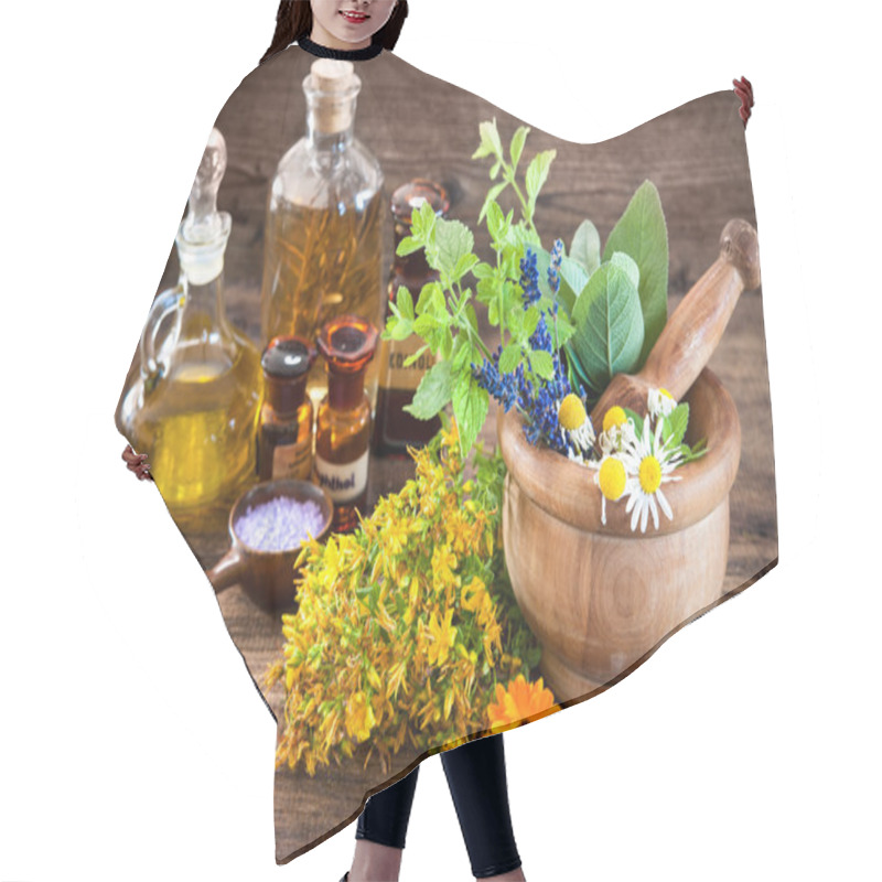 Personality  Alternative Medicine, Herbal Medicine Hair Cutting Cape