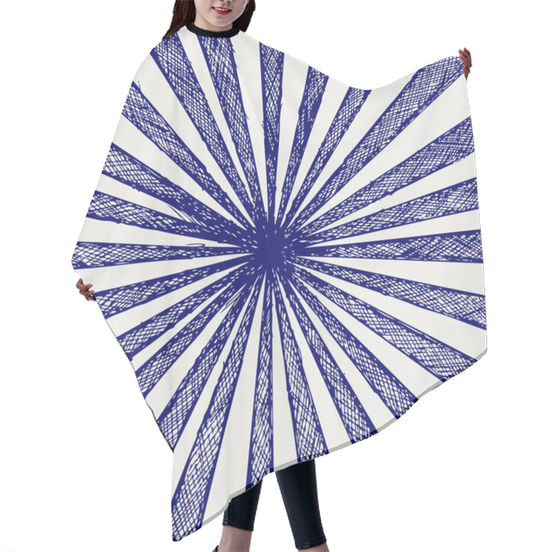 Personality  Circus Sunburst Background Hair Cutting Cape