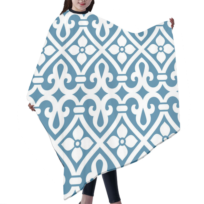 Personality  Seamless Floral Tiling Pattern Hair Cutting Cape