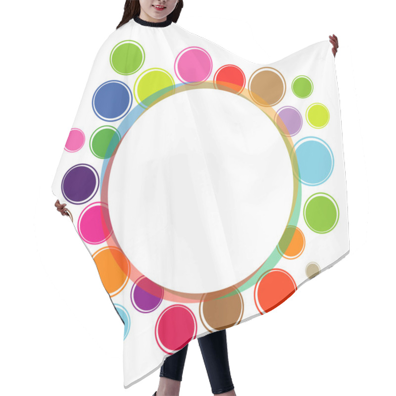 Personality  Funky Graphic Design Element Hair Cutting Cape