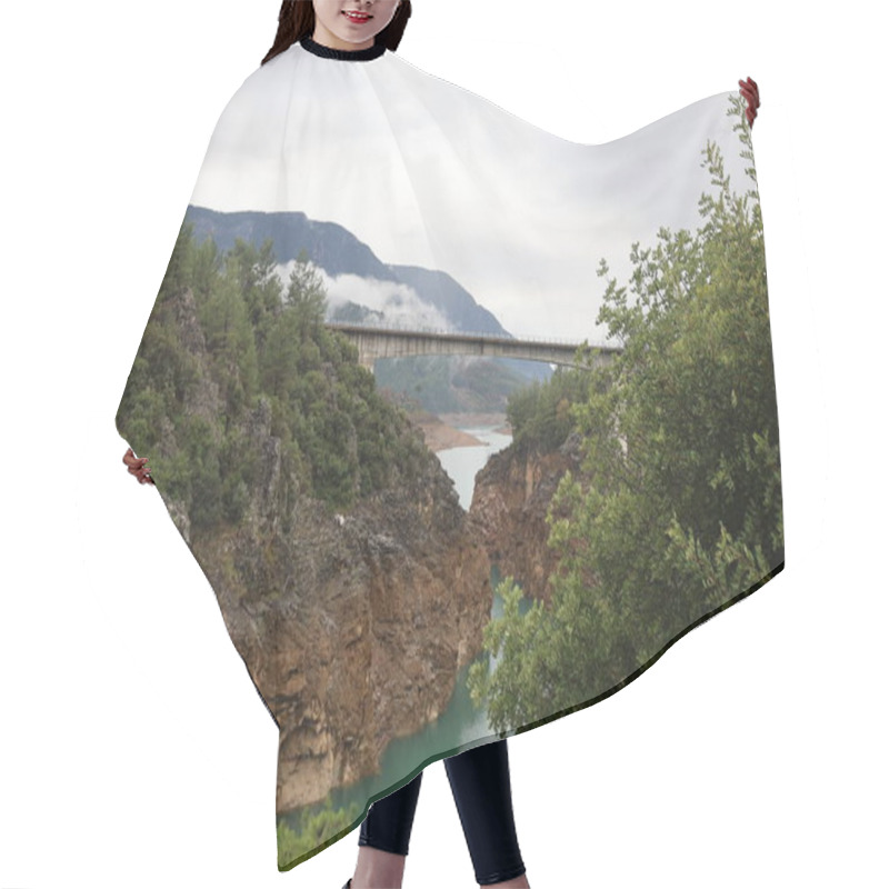 Personality  Bridge Rocky River. High Quality Photo Hair Cutting Cape