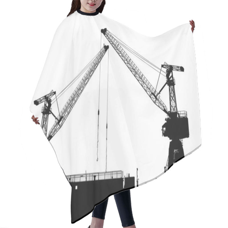 Personality  Cranes In Port Hair Cutting Cape