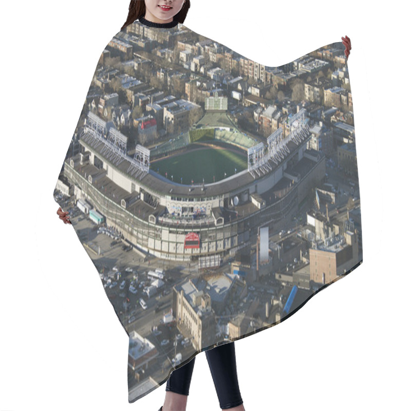 Personality  Wrigley Field. Hair Cutting Cape