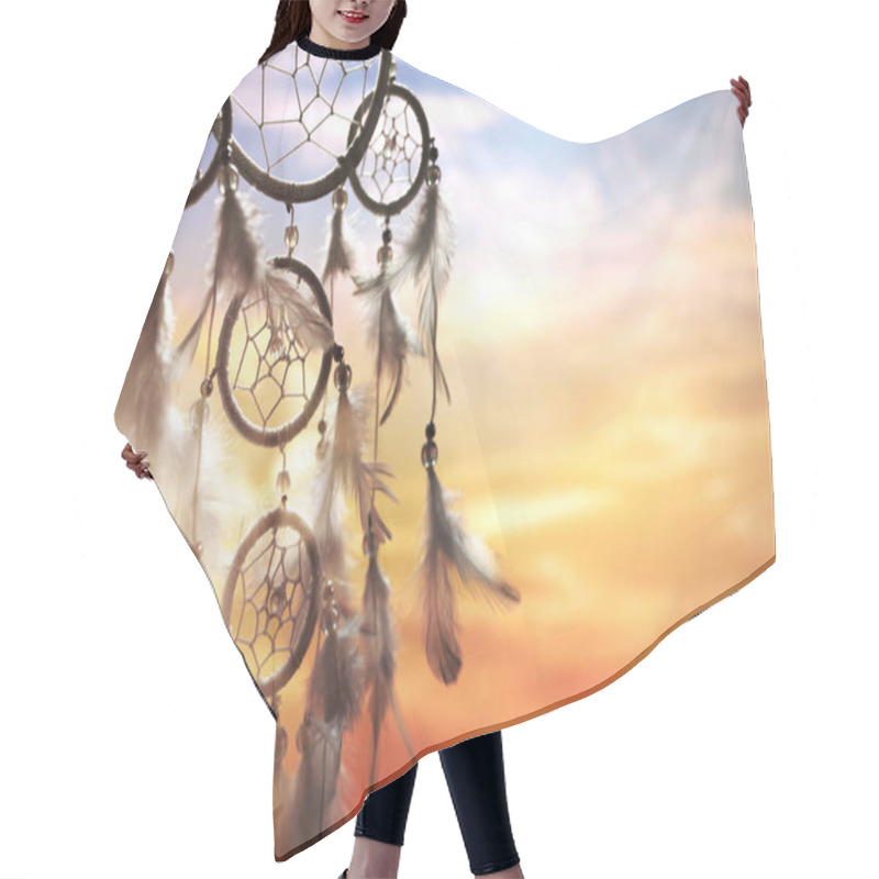 Personality  Dream Catcher At Sunset Hair Cutting Cape