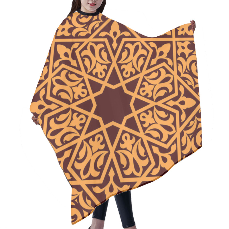 Personality  Arabic And Islamic Seamless Ornament Hair Cutting Cape