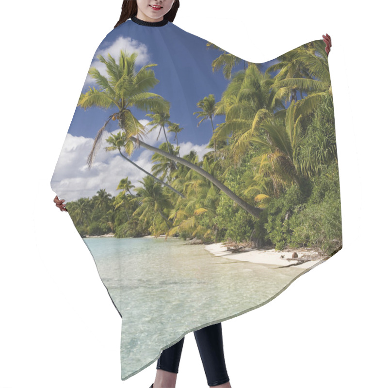 Personality  Aitutaki Lagoon - Cook Islands - Polynesia Hair Cutting Cape