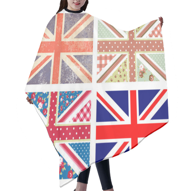 Personality  British Flags Hair Cutting Cape