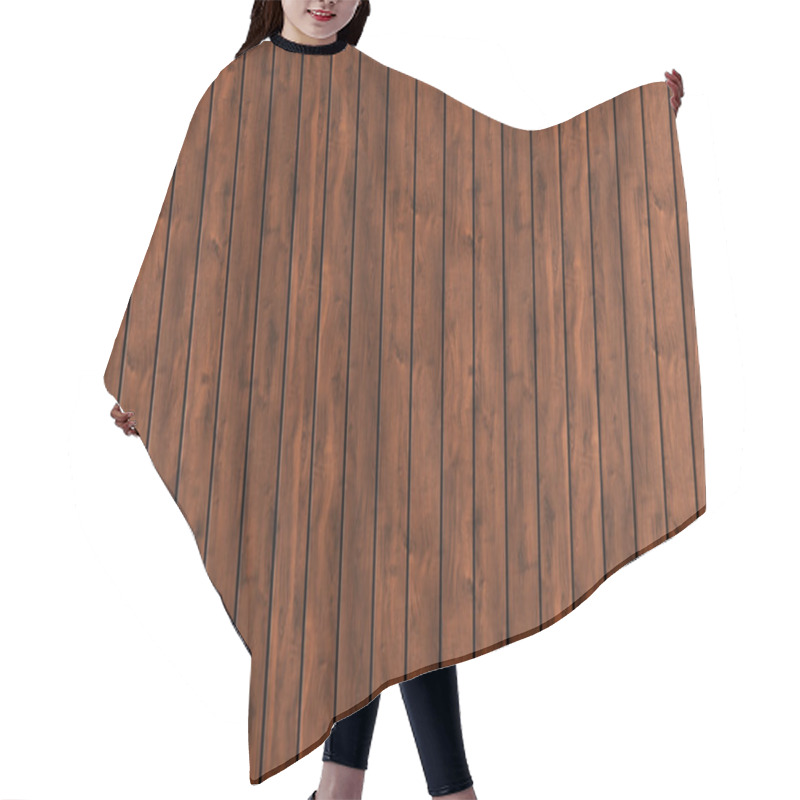 Personality  Dark Wood Paneling Hair Cutting Cape