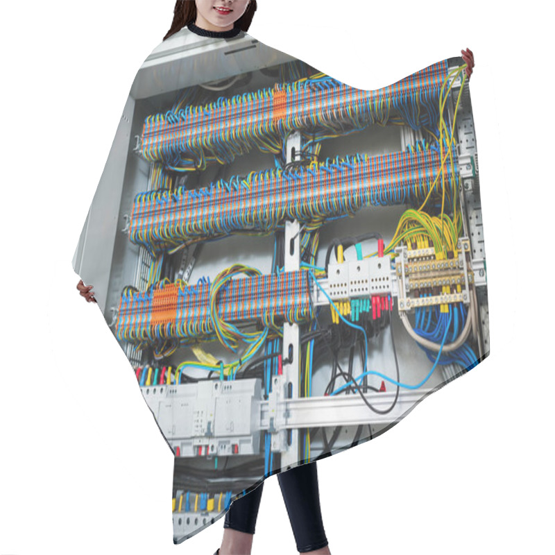 Personality  Wires In Electrical Panel Hair Cutting Cape