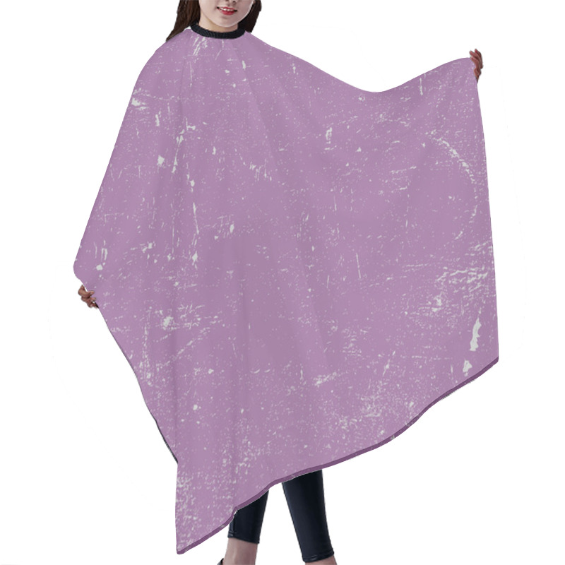 Personality  Violet Paint Texture Hair Cutting Cape