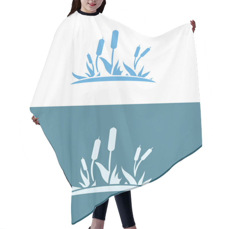 Personality  Cattails Hair Cutting Cape