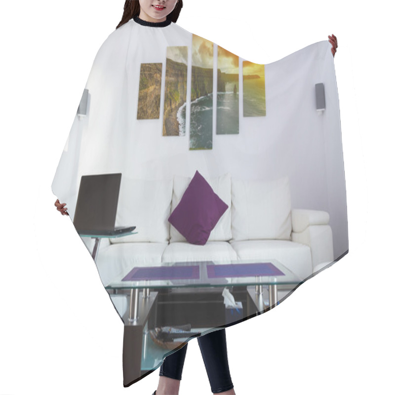 Personality  Modern Lliving Room Interior Hair Cutting Cape