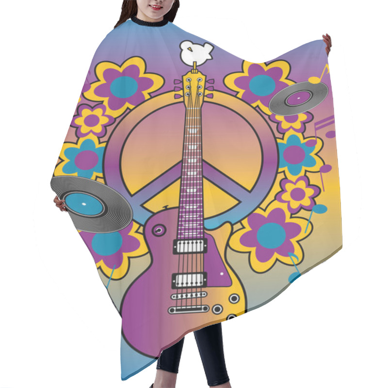 Personality  Tribute To Woodstock I Hair Cutting Cape