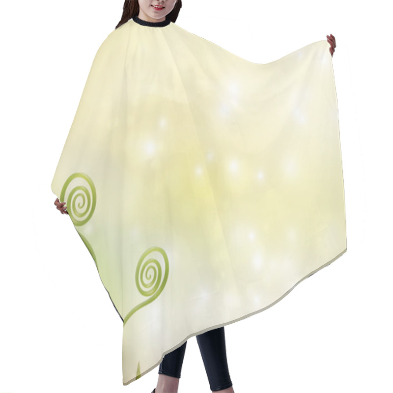 Personality  Plant Tendrils On Fantasy Background Hair Cutting Cape