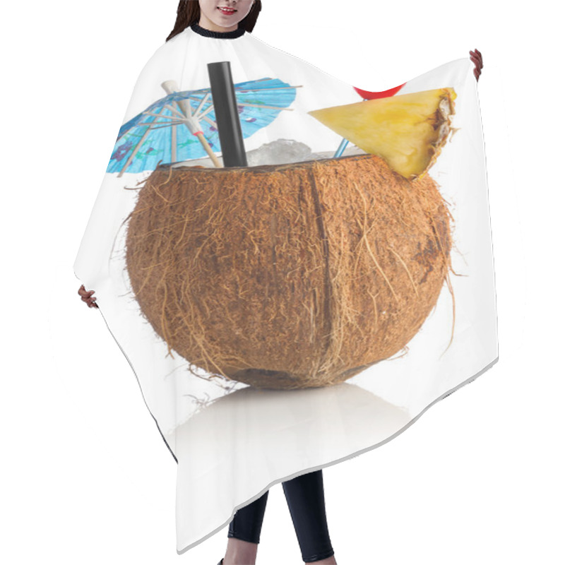 Personality  Coconut Cocktail Hair Cutting Cape