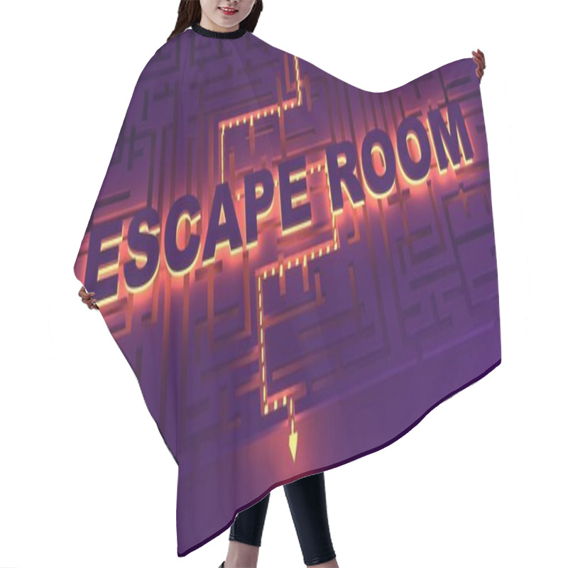 Personality  Quest Room Concept Hair Cutting Cape