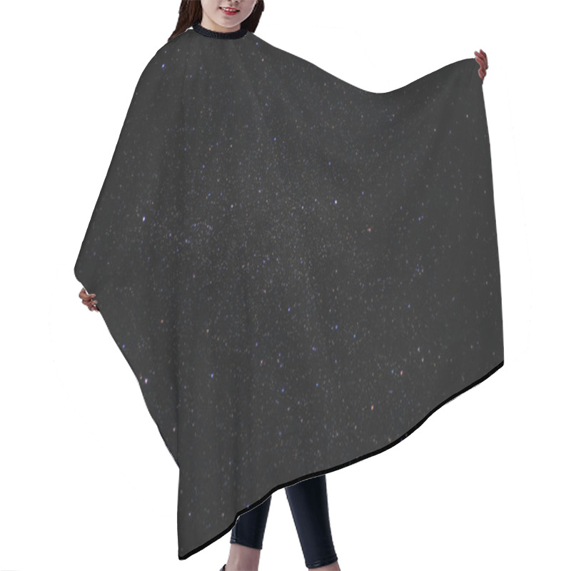 Personality  Starry Sky In The Northern Hemisphere, Stars In The Sky In Summer July 2021. Astrophotography In Real Time Hair Cutting Cape