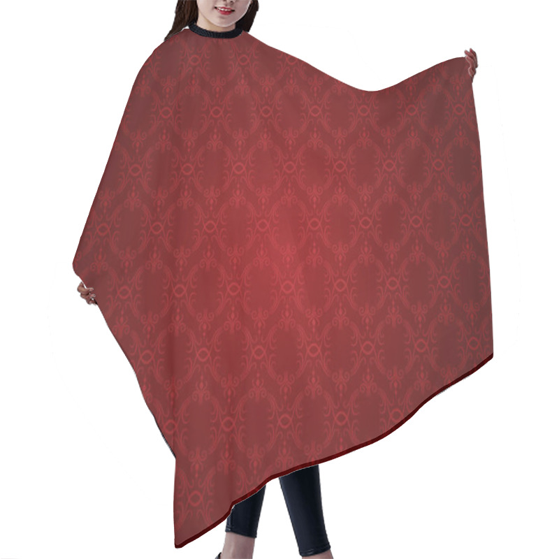 Personality  Geometric Stylish Red Background Hair Cutting Cape