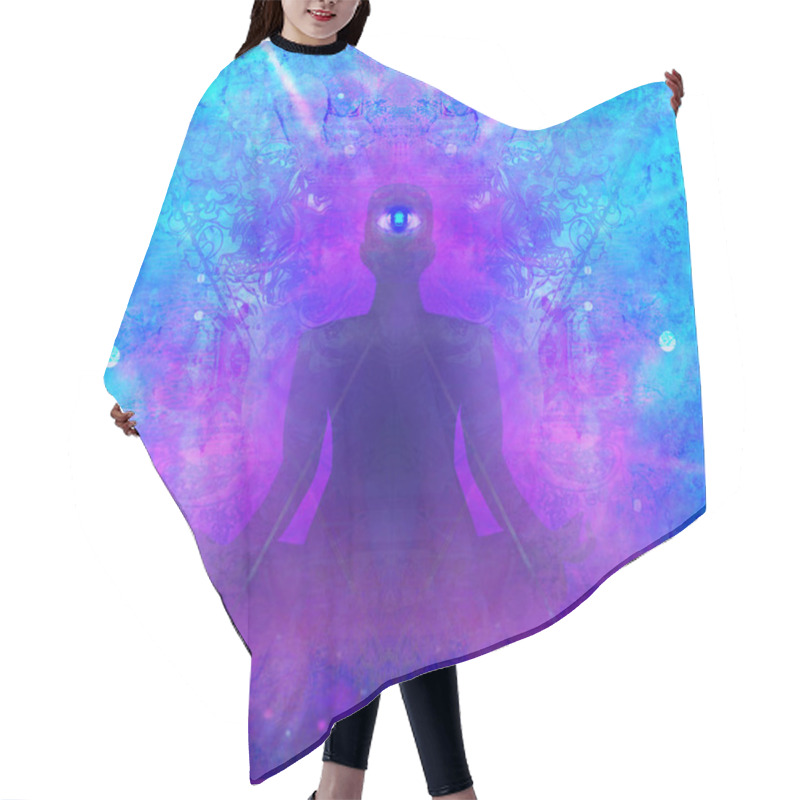 Personality  Man With Third Eye, Psychic Supernatural Senses Hair Cutting Cape