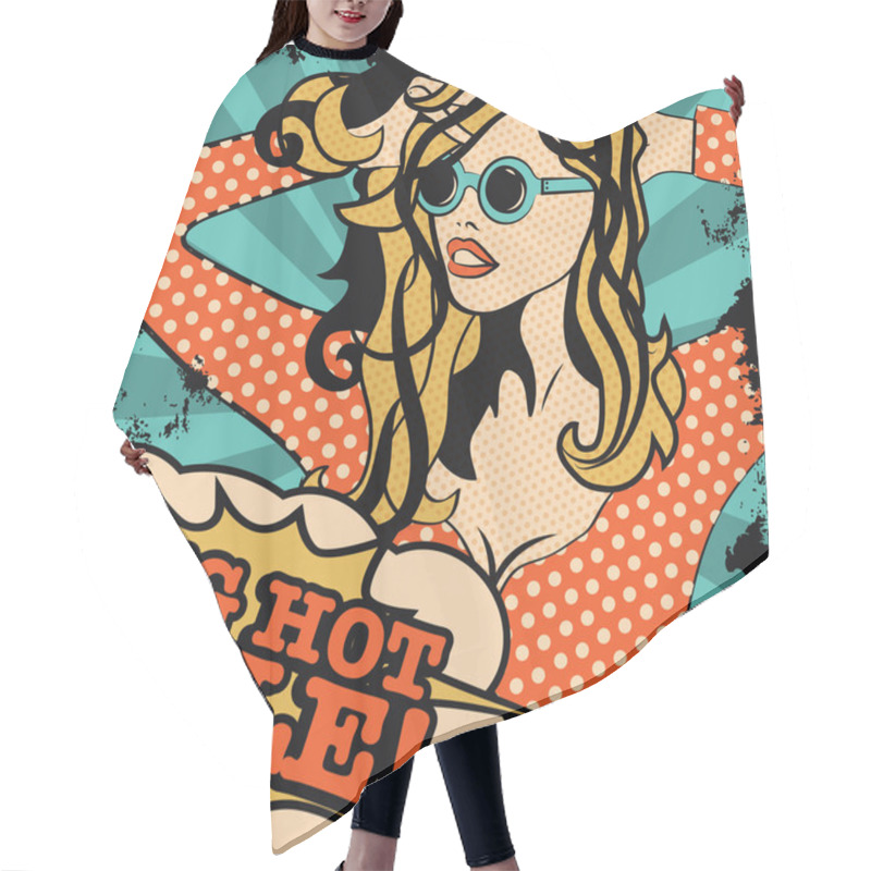 Personality  Pop Art BIG HOT SALE Hair Cutting Cape