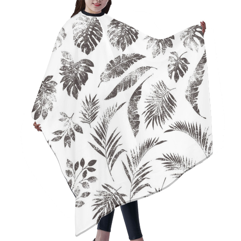 Personality  Illustration Material Collection Of Tropical Plants, Hair Cutting Cape