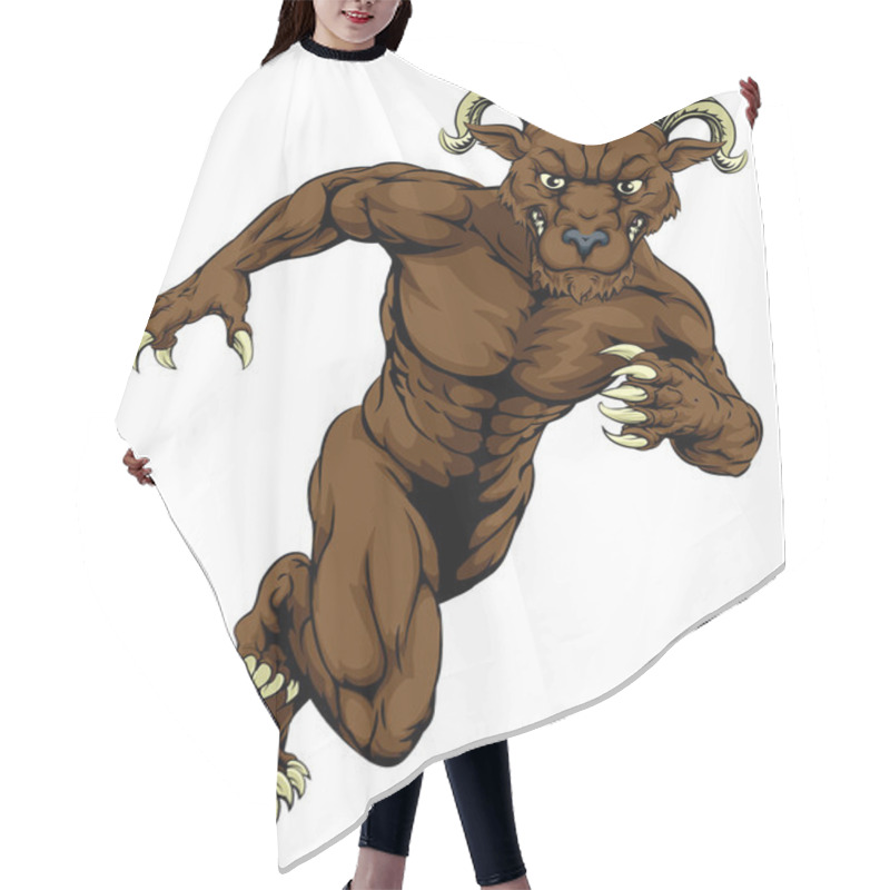 Personality  Running Ram Mascot Hair Cutting Cape