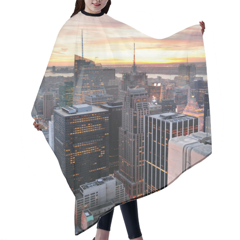 Personality  Manhattan Sunset Hair Cutting Cape