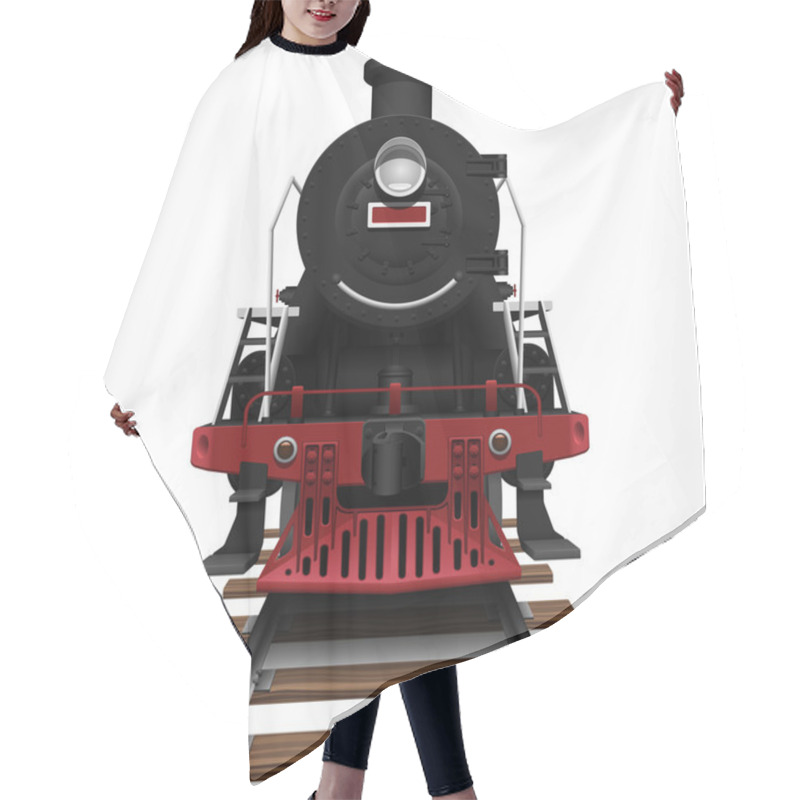 Personality  Steam Locomotive Hair Cutting Cape