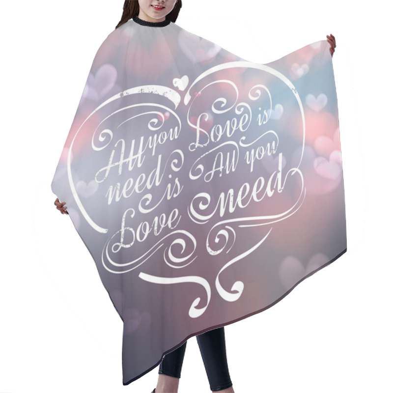 Personality  Valentines Day Greeting Card Hair Cutting Cape