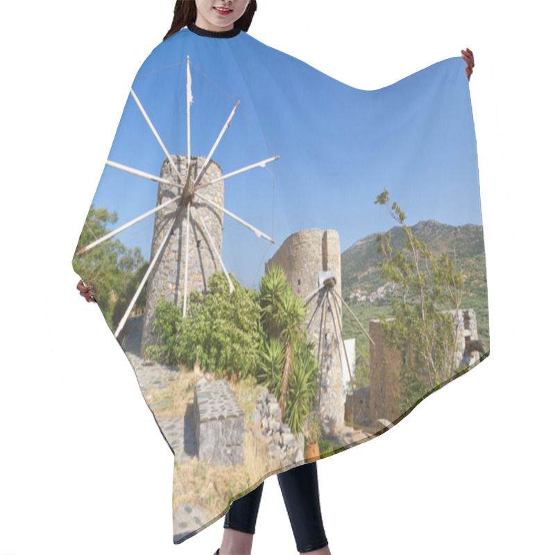 Personality  Ancient Windmills Of Lasithi Plateau Hair Cutting Cape