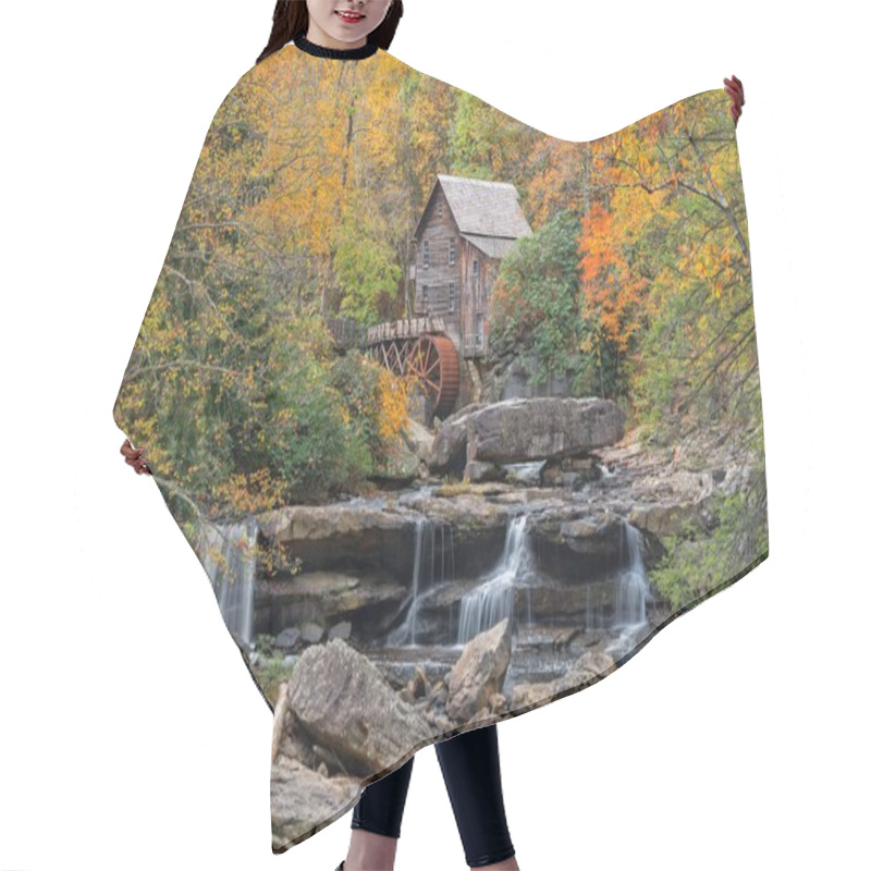 Personality  Glade Creek Grist Mill In West Virginia Hair Cutting Cape