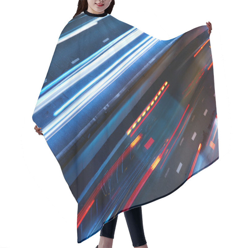 Personality  Night Traffic Light Hair Cutting Cape