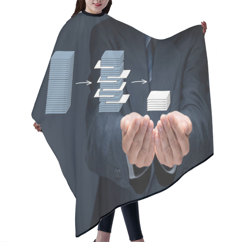 Personality  Data Mining Process And Big Data Analysis Hair Cutting Cape