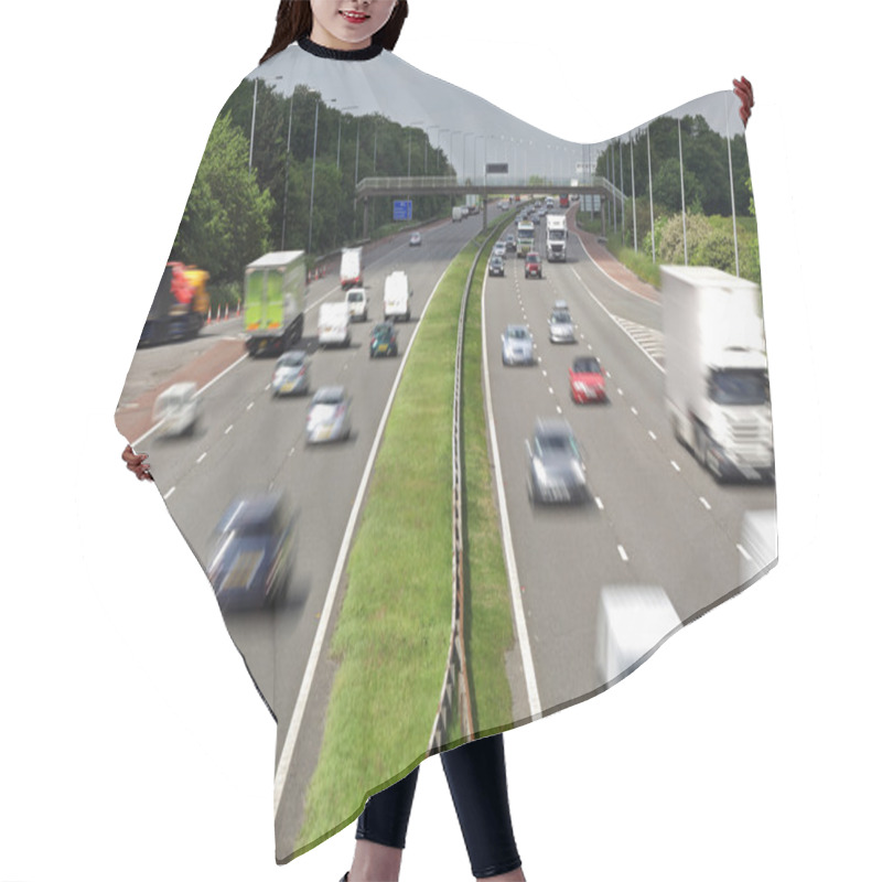 Personality  Motorway Traffic Hair Cutting Cape