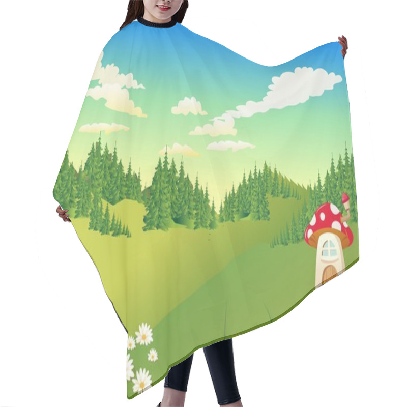 Personality  House In The Forest, Hair Cutting Cape