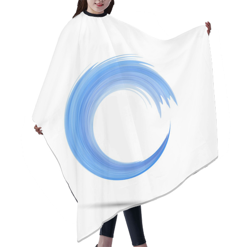 Personality  Water Wave  In The Circl Hair Cutting Cape