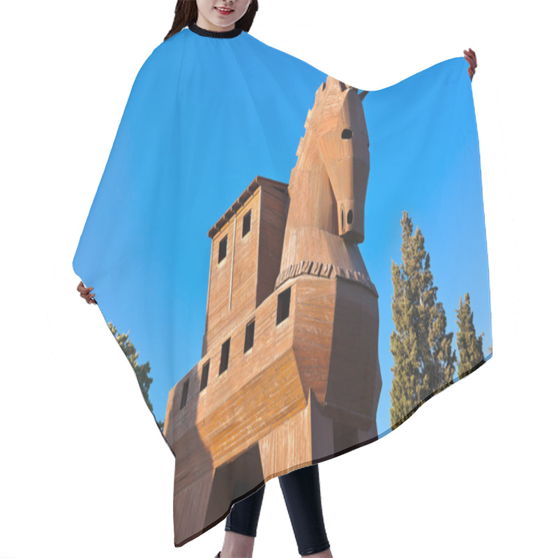 Personality  Trojan Horse - Troy Turkey Hair Cutting Cape