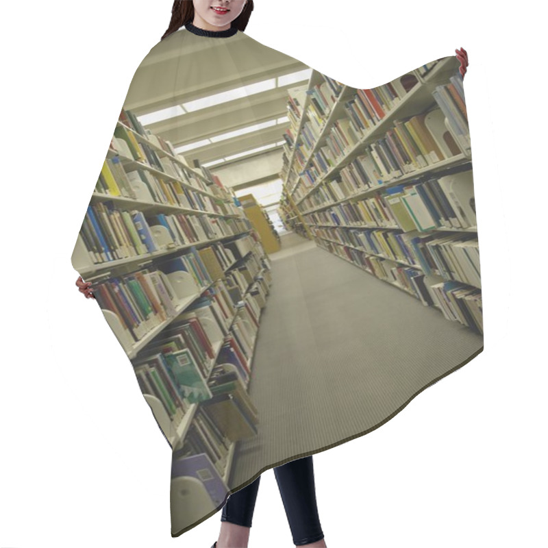 Personality  Library Aisle Hair Cutting Cape