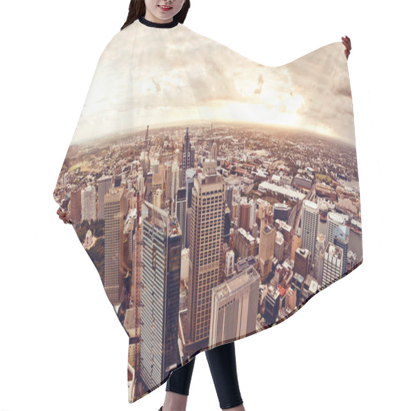 Personality  Sydney Australia Downtown Hair Cutting Cape