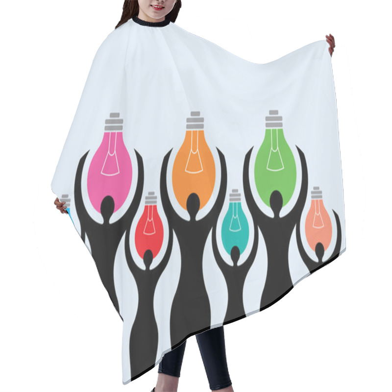 Personality  Woman Power Idea Hair Cutting Cape