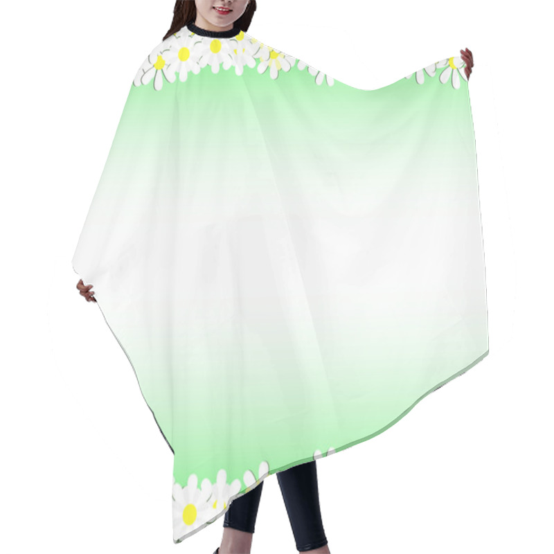 Personality  Background With Daisies Hair Cutting Cape