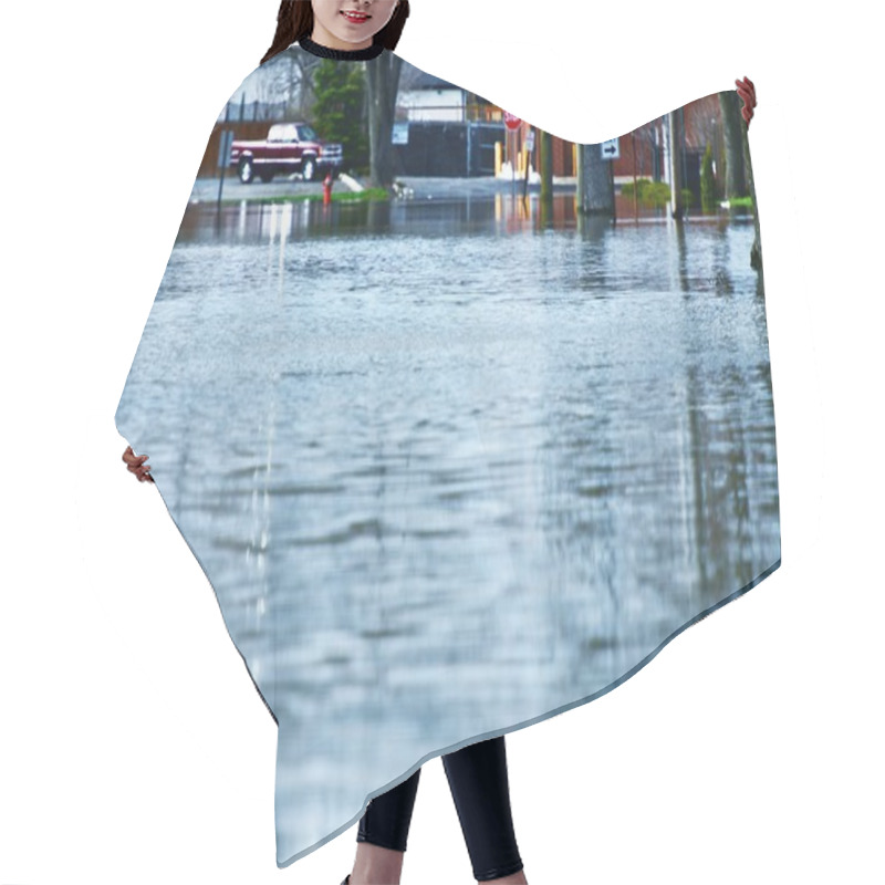 Personality  Deep Flood Water Hair Cutting Cape