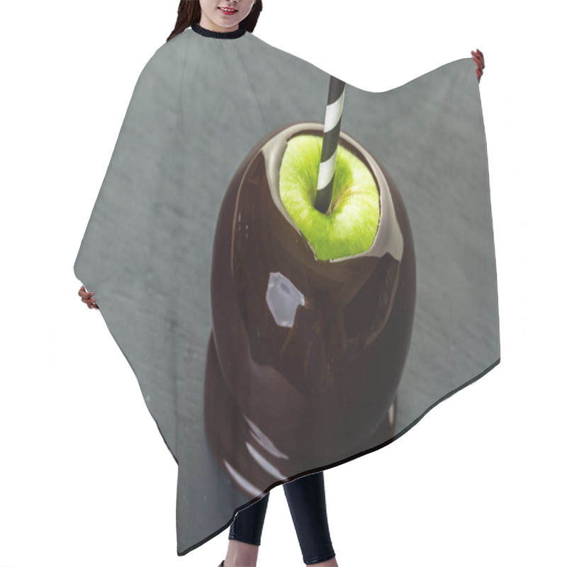 Personality  Homemade Candy Apple Hair Cutting Cape