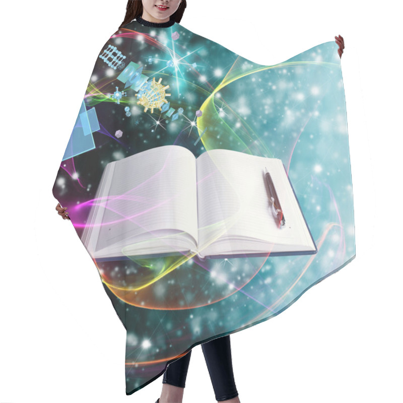 Personality  Education.Science.Research Cosmos Hair Cutting Cape