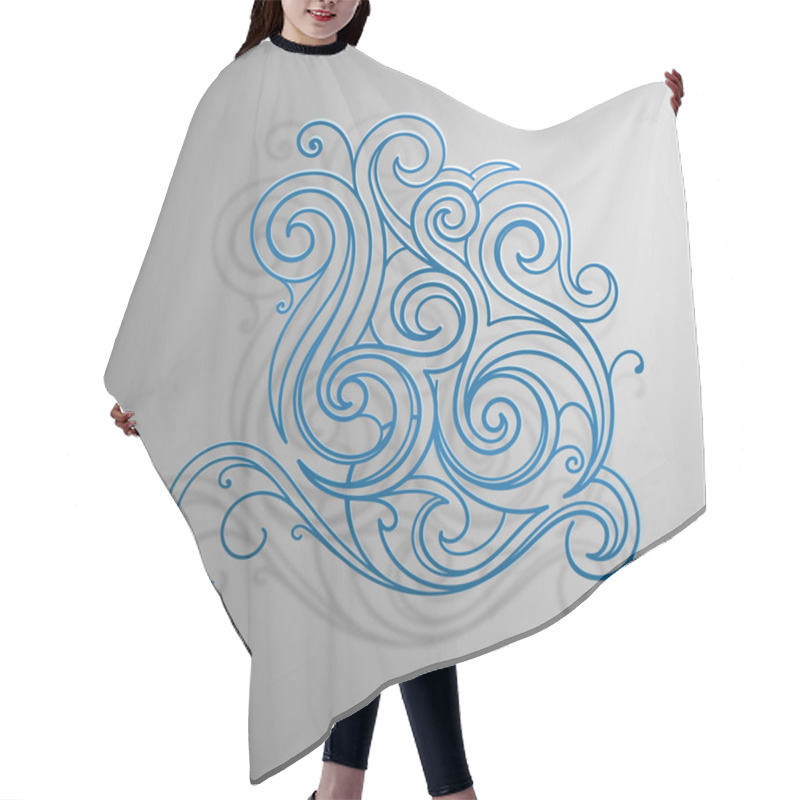 Personality  Water Splash Hair Cutting Cape