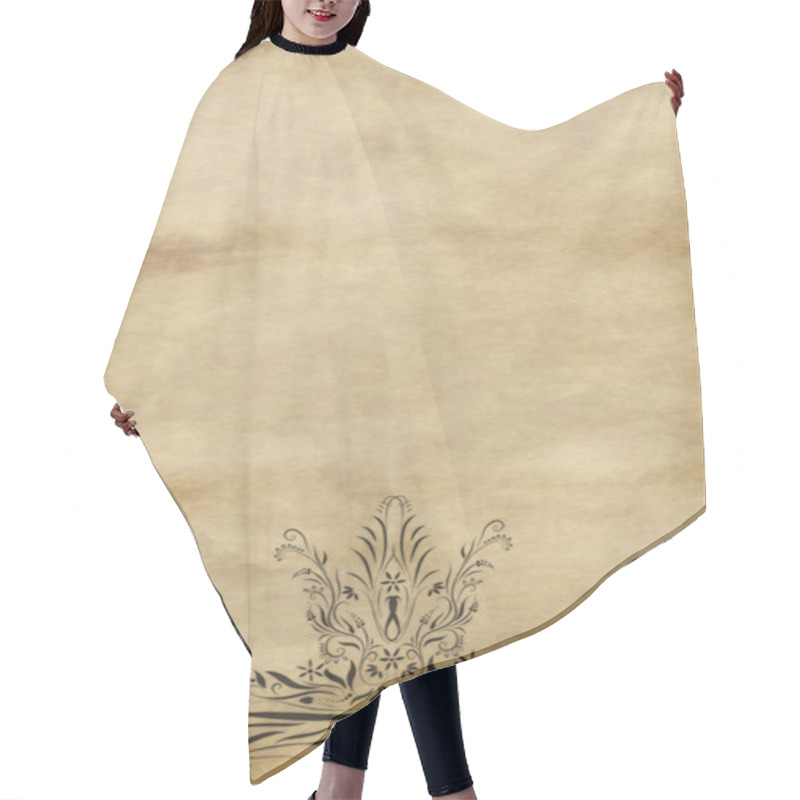 Personality  Old Regal Paper Hair Cutting Cape