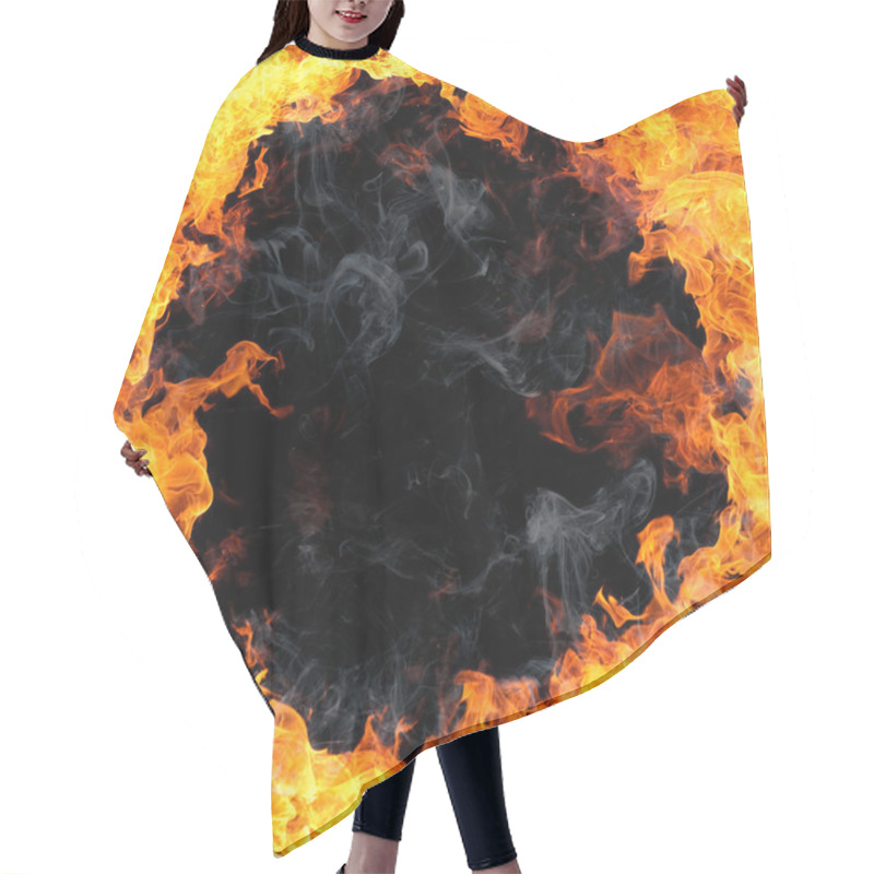 Personality  Fire Hair Cutting Cape