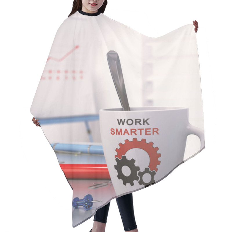 Personality  Smart Work Concept Hair Cutting Cape