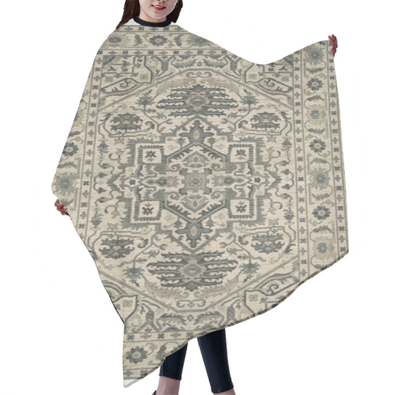 Personality  Carpet Bathmat And Rug Boho Style Ethnic Design Pattern With Distressed Woven Texture And Effect Hair Cutting Cape